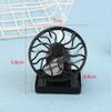 Portable Clip On Cap Fan Mini Solar Powered Fan Summer Hat Cap Clip Cooler Fan Outdoor Picnic Camping Hiking Wilderness Fans