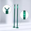 2 Pieces Tennis Singles Stick Aluminum Post Powder-Coated