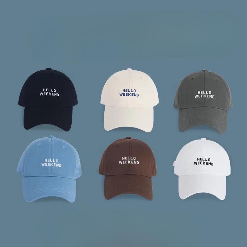 

Versatile Baseball Hat for Women Shopping In Spring and Autumn Summer Niche Japanese Fashion Sunshade Letter Embroidered Baseball Hat adjustable