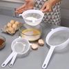 Simple Ultra Fine Mesh Mesh Strainer with Handle Mini Plastic Colander Separation Net Yogurt Straining