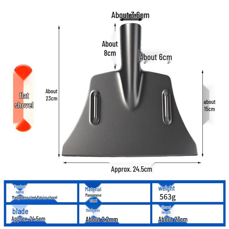 CTDX Manganese Steel Outdoor Cleaning Shovel