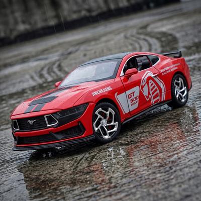 1:32 Modèle de Voiture en Alliage Métallique Moulé sous Pression Compatible Avec Ford Mustang Shelby GT500 Simulation Décorative Souvenir Cadeau Bureau Voiture de Bureau