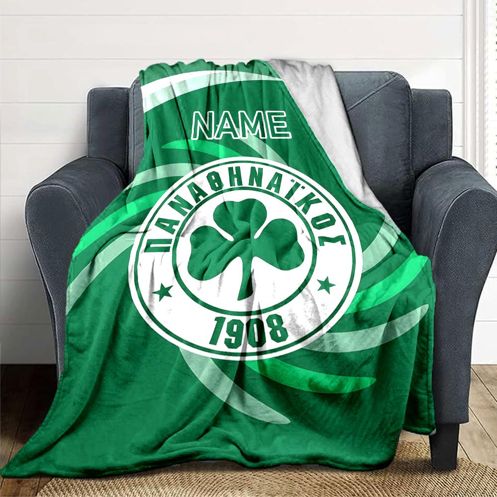Custom Name Atletico Madrid Crest blanket for Couch & Bed, Plush Cozy Fuzzy Blanket Super Soft & Warm Blankets for Fall and Winter. 0908250
