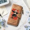 Cute Panda Print Casual Long Wallet Fashion Portable Card Holder Purse