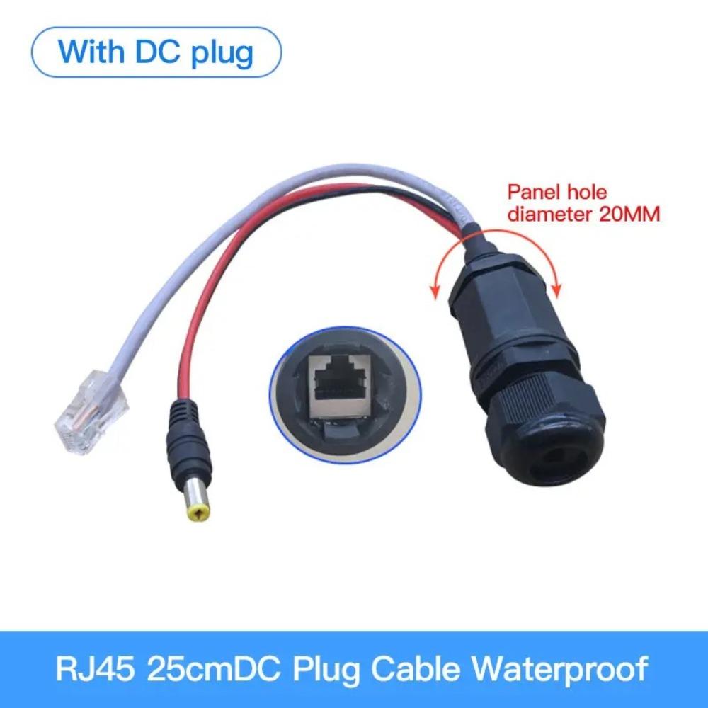 Waterproof RJ45 Connector Male To Female M20 Panel Mount Adapter Universal Ethernet LAN Cable Outdoor Network Equipment