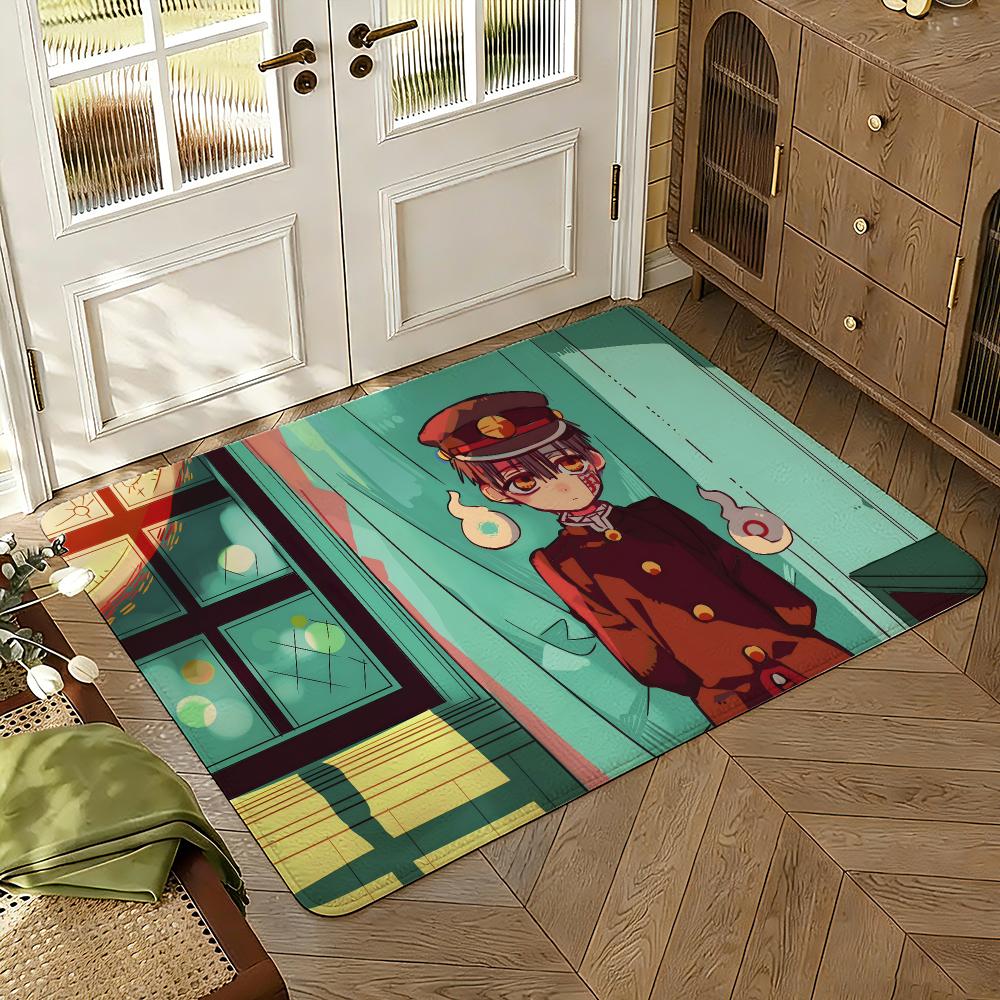 Toilet-Bound Hanako-kun Season 2 Thickened Absorbent Non-Slip Floor Mat Bedroom Living Room Door Mat Flannel Rug