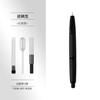 Matte Black MAJOHN A1 Press Fountain Pen Retractable Extra Fine Nib 0.4mm Metal Ink Pen with Converter for Writing