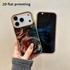 Phone Case: 2D Flat Lambskin Suitable for iPhone 18 17 16 15 14 13 Pro Film Protective Case,vintage Rose, Christmas and Halloween Gift
