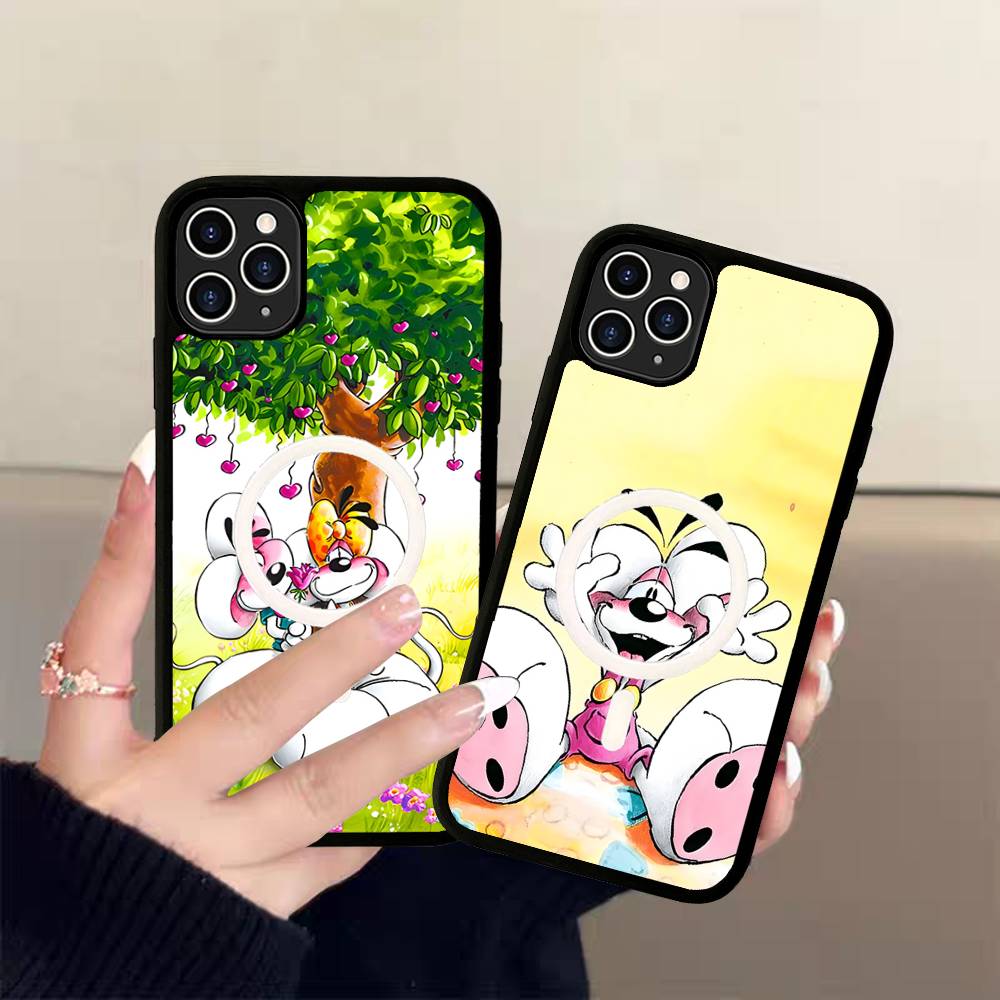 Cartoon D-Diddl Phone Case For IPhone 16 15 14 13 12 11 17 Pro Max Plus Magnetic Wireless Cover