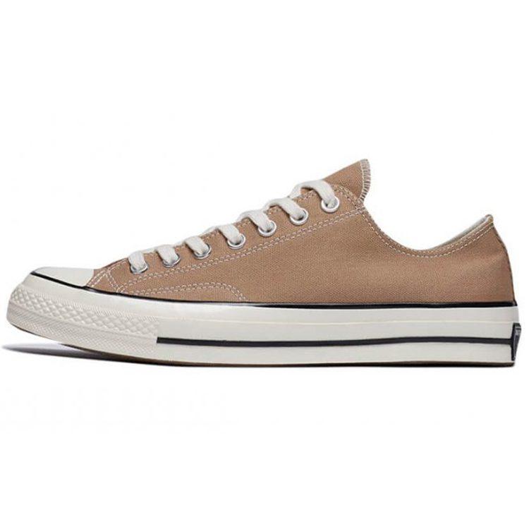 Converse Chuck 70 OX Low top Canvas Shoes Unisex Brown 161504c