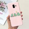 Handyhülle für Samsung Galaxy J6 Plus 2018 Niedliches Tier Cartoon Süßigkeitenfarbe Weiches Silikon TPU Hülle für Samsung J6 J 6 J6Plus
