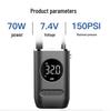 Wireless Portable Multi-functional Electric Car Tire Inflator Pump