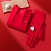 Fenteng Unisex 100% Cotton Anti-Static Thermal Underwear Set
