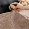 Vintage High-End Straight Sofa Cushion Autumn And Winter Plush Leather Sofa Special Cushion Fixed Anti-Slip Cover Cover Cloth