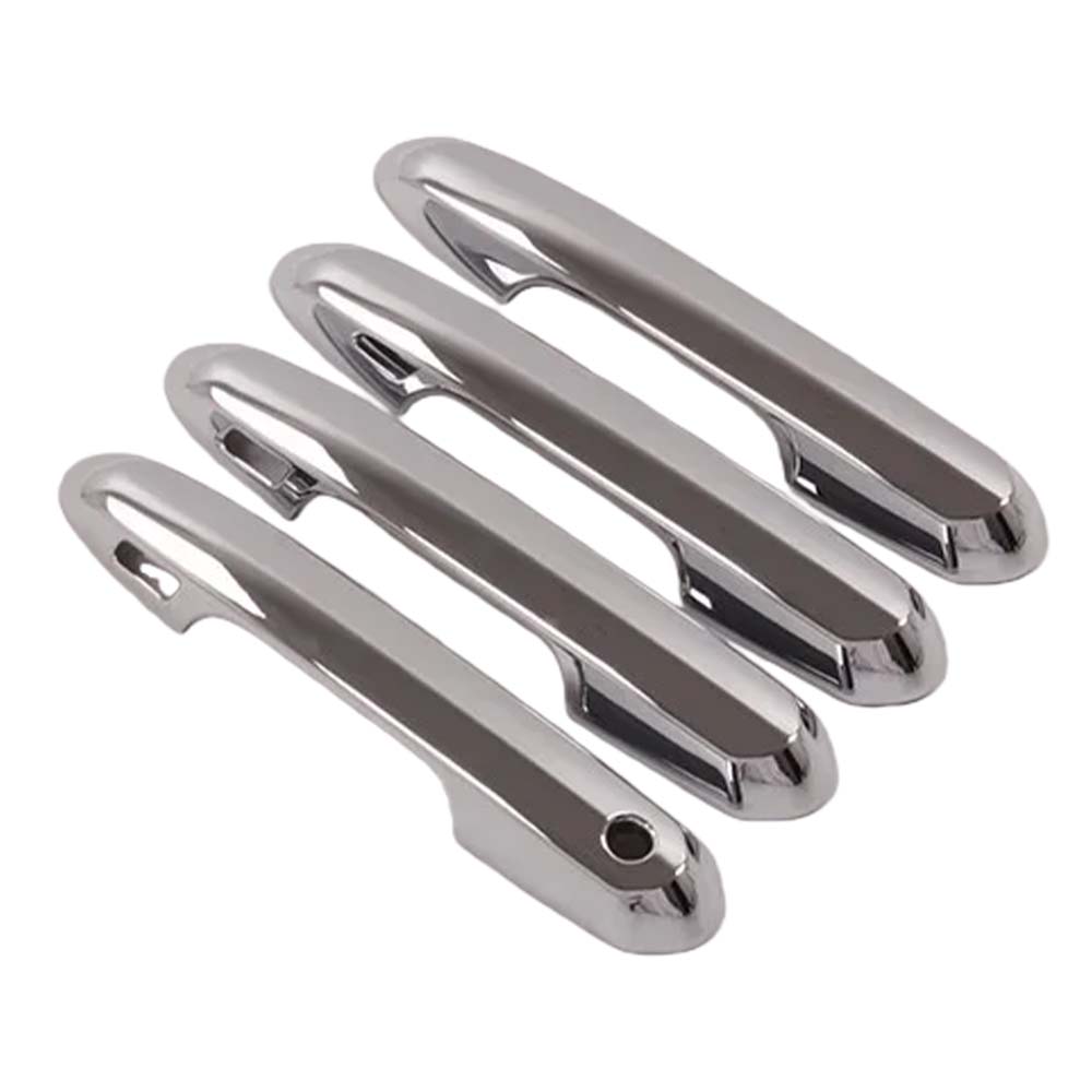 Car Decoration Door Bowl Handle Cover For Toyota Highlander XU70    Carbon Fiber Chrome Silver Cars Accessories