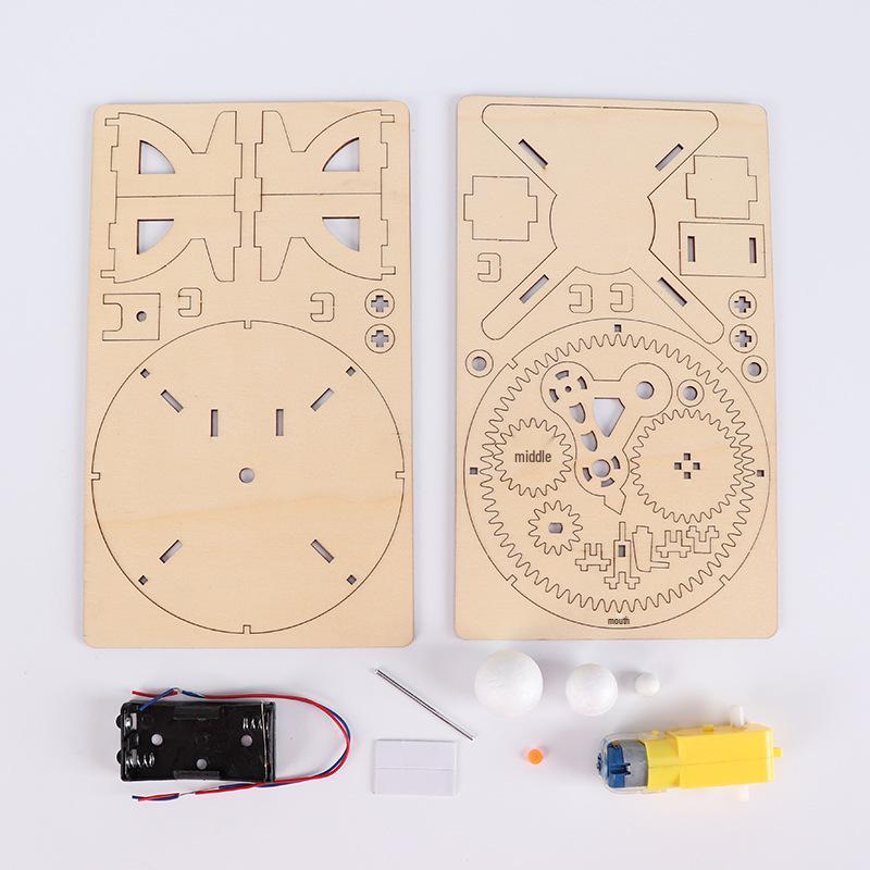 DIY Three-Sphere Orrery: Sun, Moon, Earth Science Kit for Kids