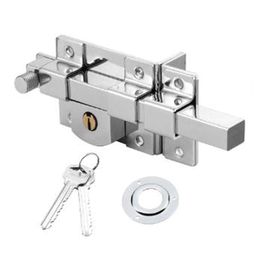 1 Set Fence Gate Old Style Exterior Lock Anti-theft Door Lock Mechanical Latch Lock For Iron Doors Wooden Doors Garden Fences