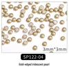 Strass & Perle Miste per Unghie con Fondo Piatto - 100 pz