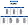 Stainless Steel Extended Knurled Drill Sleeve Woodworking Dowel Drill Locator 3 in 1 Puncher Accessories