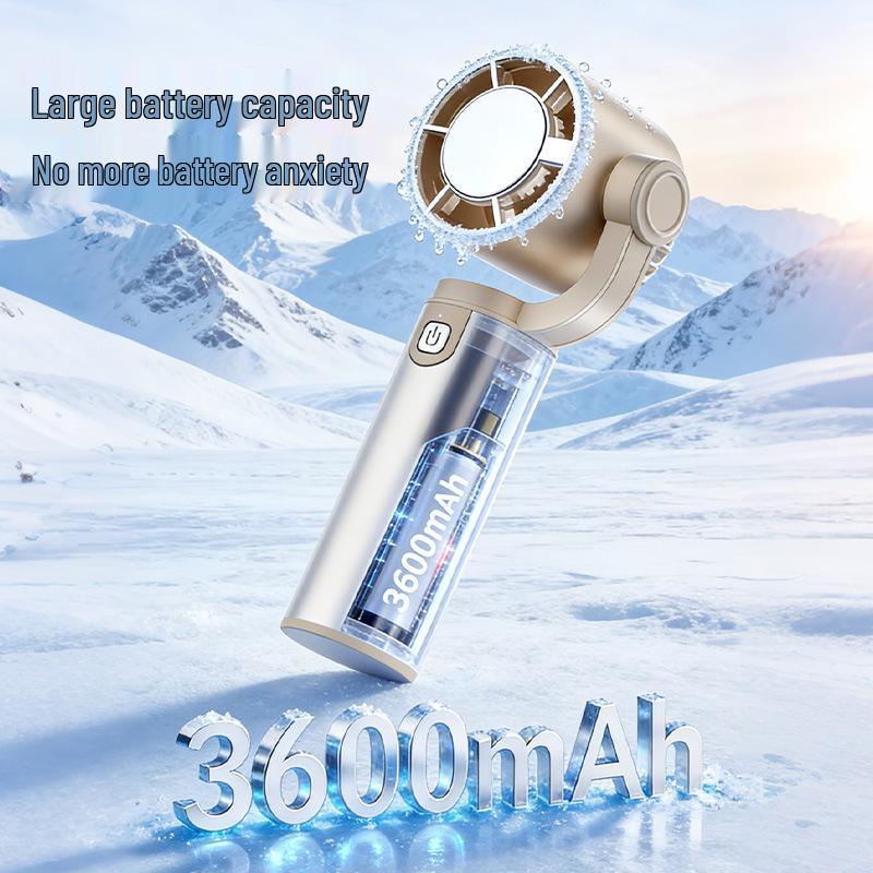 26-Year Cross-Border Portable High-Speed Semiconductor Ice Pack Fan with Five Strong Wind Gears