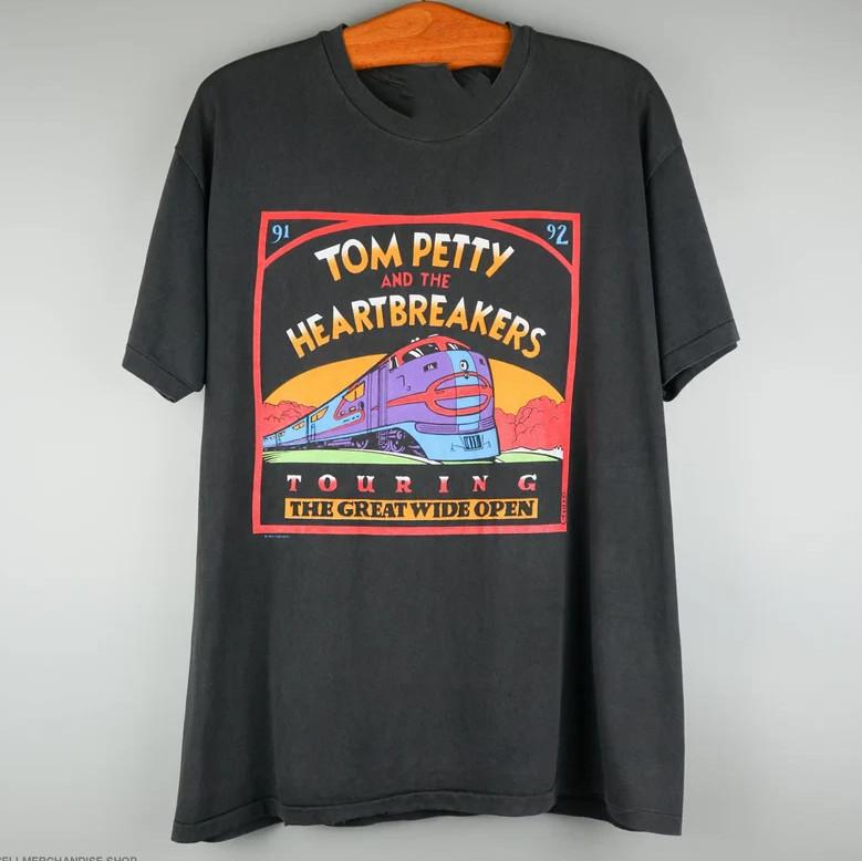 Vintage 1991 Tom Petty And The Heartbreakers T-shirt, S-4XL