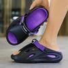 Fashion Men's Outdoor Sandals Big Size Summer New Style Fashion Hole Hole Beach Shoes Thick Bottom Two-Way Slippers EVA Material