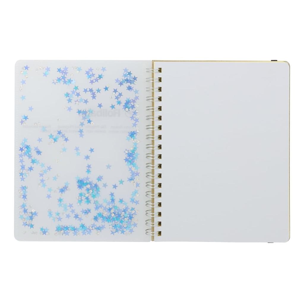 Rollbahn Pocket Memo Glitter L [DELFONICS] (Cremă)