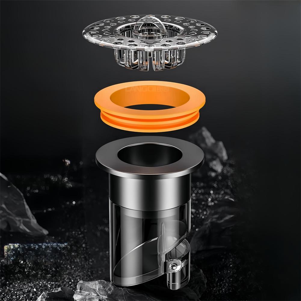 Stainless Steel Floor Drain Core Sewer Extension Tube Floor Drain Anti-Odor Extension Pipe Floor Drain Toilet Sewer Replacement