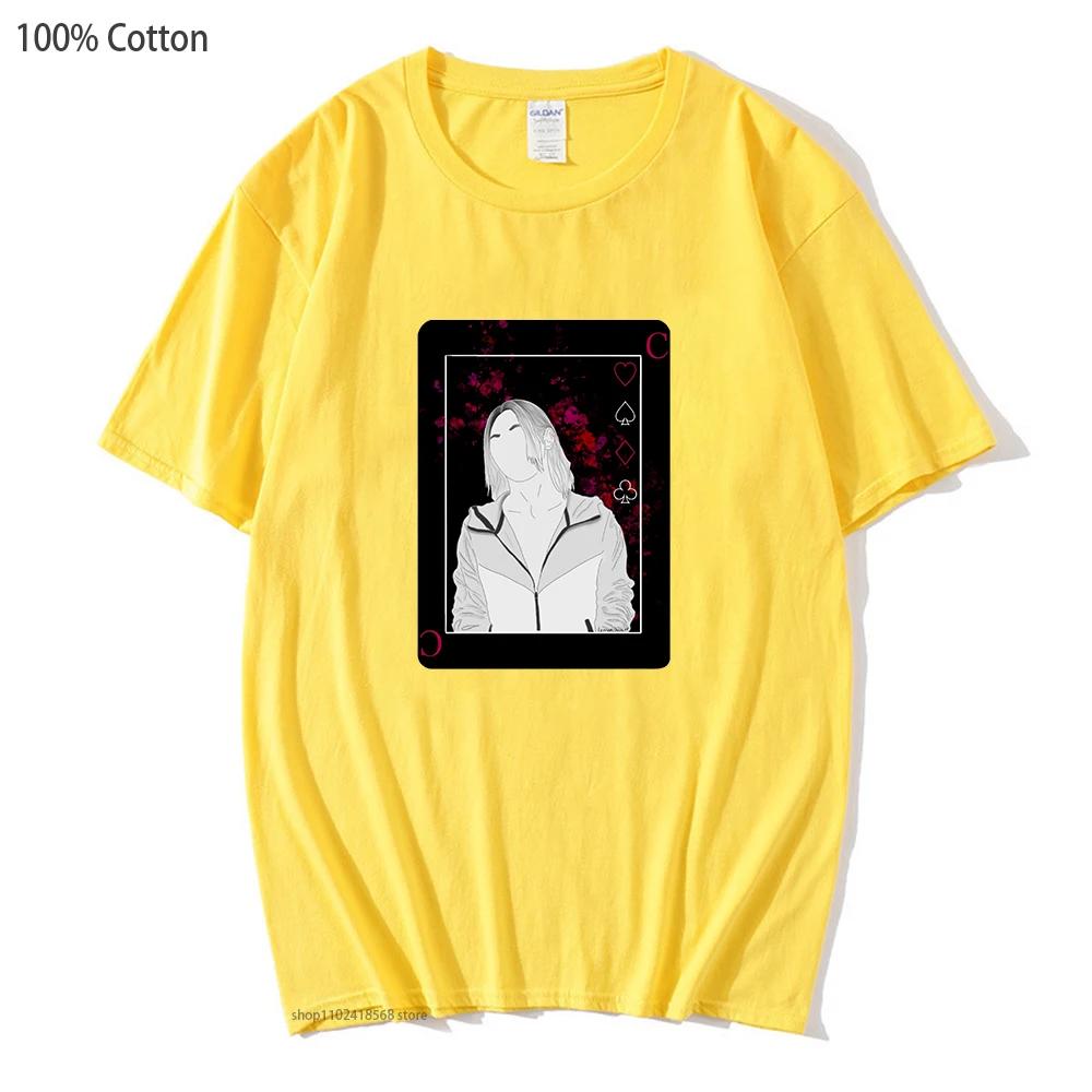 

Anime Alice In Borderland T-Shirts Kawaii Cartoon Chishiya Playing Card Shirt Mens/Women Tshirt 100% Cotton Fashion Tees 3XL
