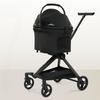 Lightweight Four-wheel Pet Stroller Foldable Cat Stroller Portable Multifunctional Carrying Basket Outdoor Travel Pet Supplies