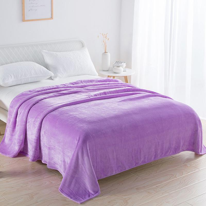 Warm Coral Fleece Flannel Blanket,Perfect for Autumn, Winter, Air Conditioning, Picnics, and Travel