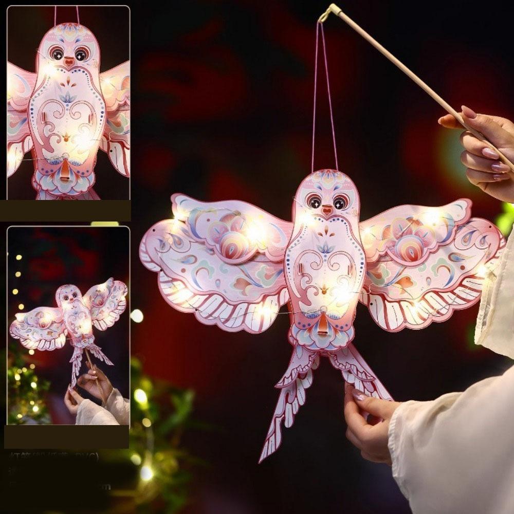 

Luminous Mid-Autumn Festival Lantern DIY Handmade Dragonfly Butterfly Lantern Photography Props Style2