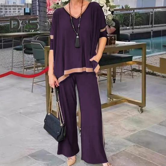 Женский комплект из 2 предметов: топ и брюки — фото 6