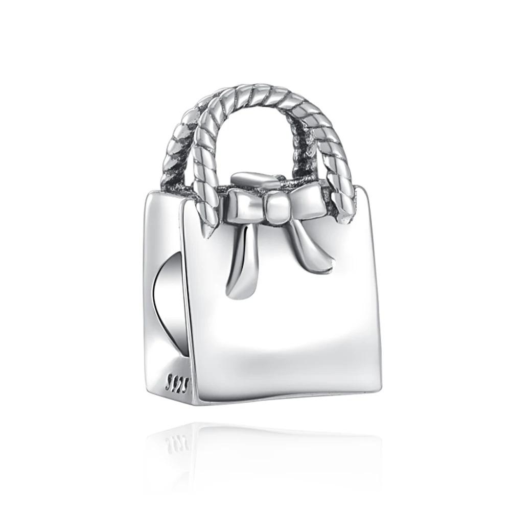 

925 Silver Red High Heels Sunglasses Lipstick Perfume Charm Pendant DIY Bracelet Jewelry Gift for Women Fashion