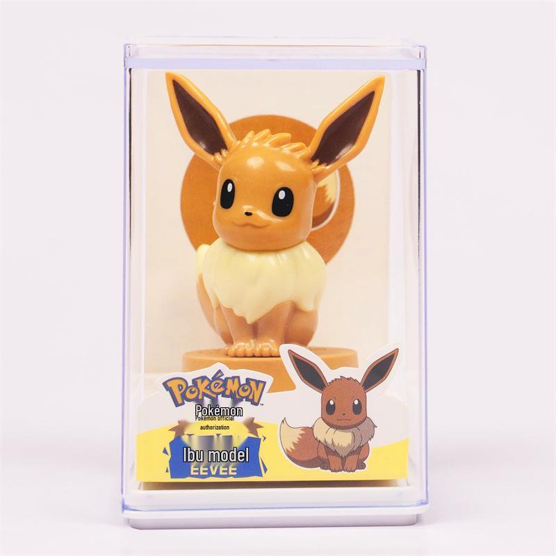 Genuine Pokémon Stamp Figurine Blind Box: Pikachu, Slowpoke, Psyduck Gift