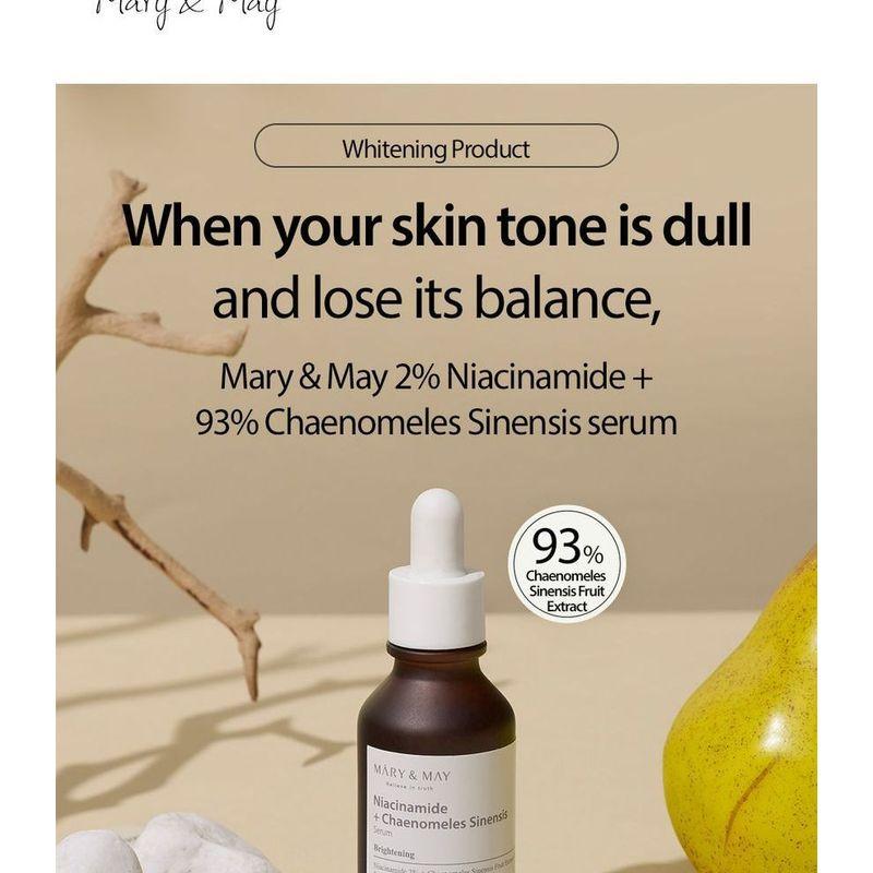 Mary&May - Niacinamide + Chaenomeles Sinensis Serum