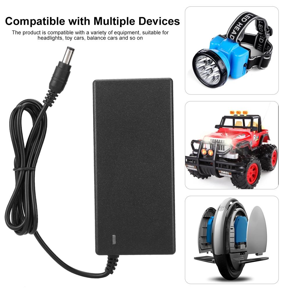 12.6V3A Power Supply Charger Adapter Monitor with LED Indicator