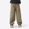 Boys' Letter Embroidered Soft Shell Casual Pants