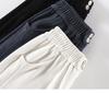 2024 Plus Size Fleece-Lined High Waist Wide Leg Pants for Women - Slimming Casual Autumn Winter Wear