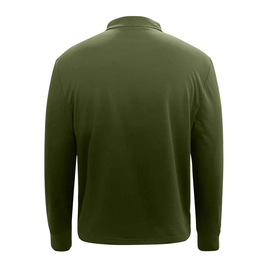 Men's Summer Color Hidden Button Long Sleeve Loose Shirt Men's Casual Fashion Long Sleeve Tops