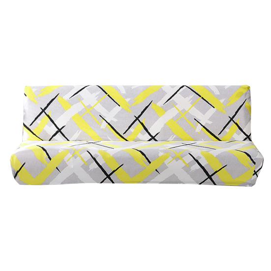 Sofa-Schutz, umweltfreundlich, rutschfest, Spannbettlaken-Typ, langlebig, universell, armlos, elastisch, Sofabezug für armlose Sofas