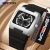 SANDA 3280 Fashion Men's Quartz Watch Creative Wristwatch Simple Waterproof Casual Watches for Man reloj hombre -2