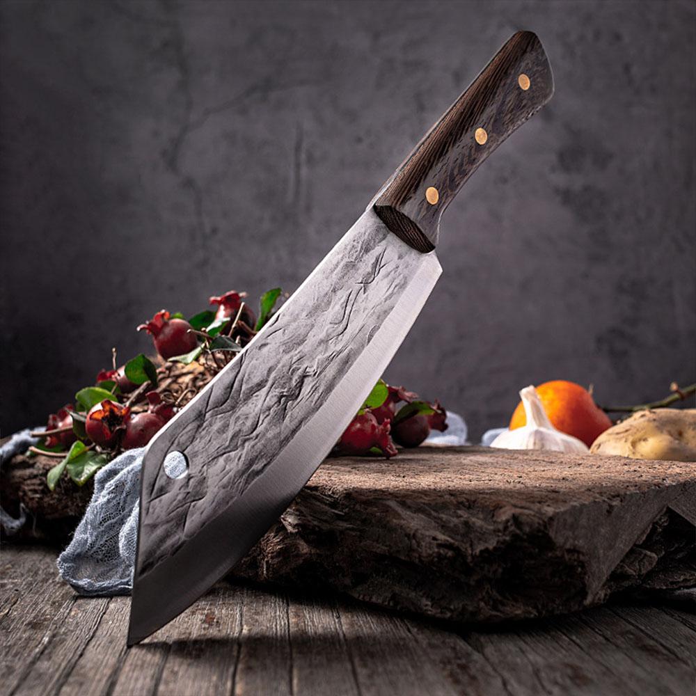 Butcher Boning Knives Cleaver Meat Chopping Vegetables Kitchen Knives Hand Forger Blade Chef Knife Stainless Steel Slicing Knife