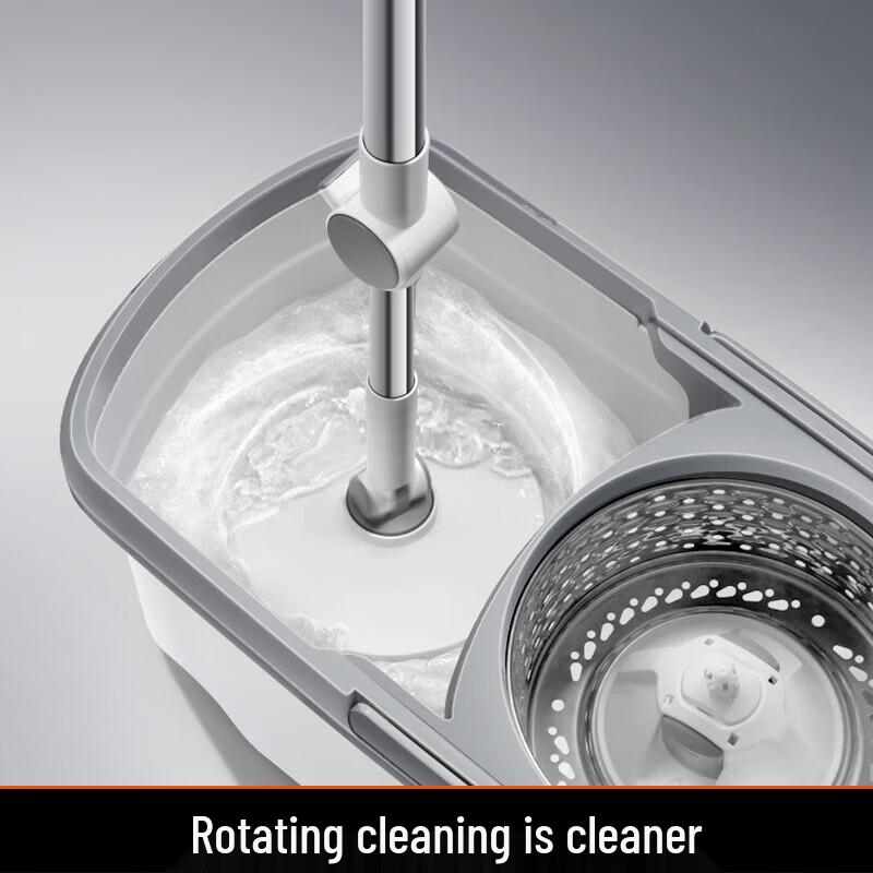 David Rotating Mop with Bucket and 4 Thickened Pads