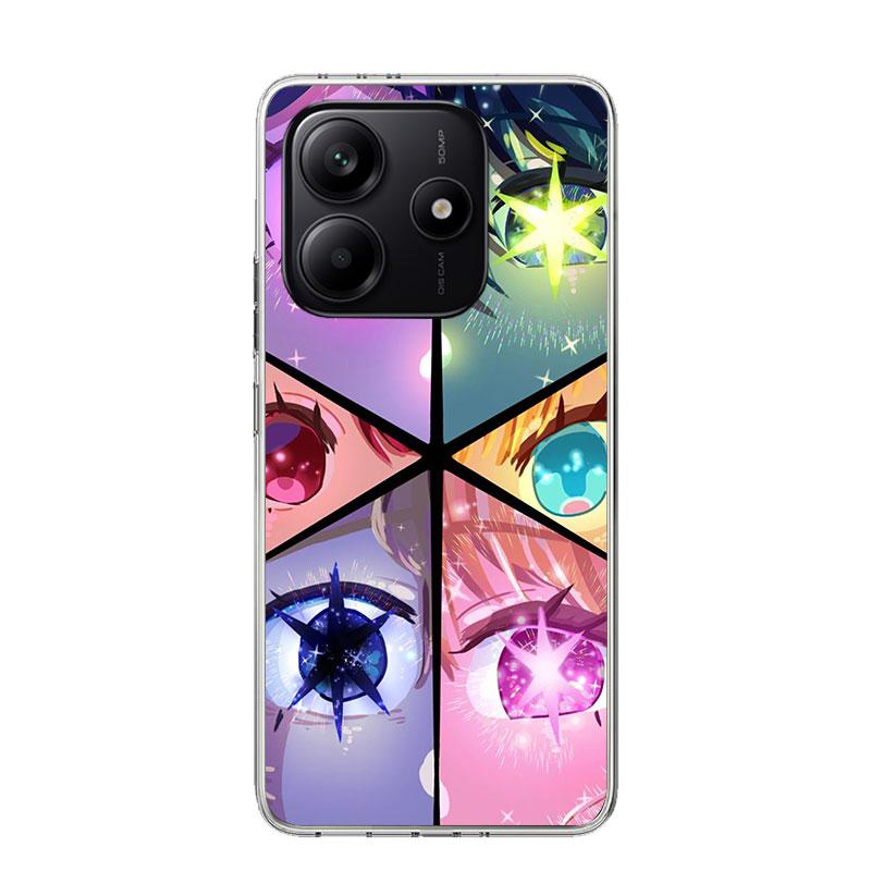 Oshi No Ko Phone Case For Xiaomi Redmi Note 15 14 13 12S 12 Pro Plus 11S 11E 11 11T 10S 10 Art Soft Pattern Cover Redmi Note 14