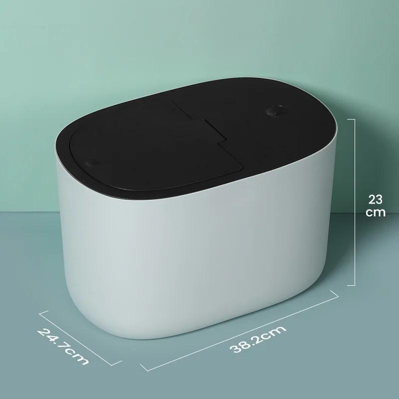 

Ведро для хранения корма для домашних животных большой емкости, герметичное влагостойкое, мерный стакан для кошек и собак, пластиковый контейнер для хранения зерна белый