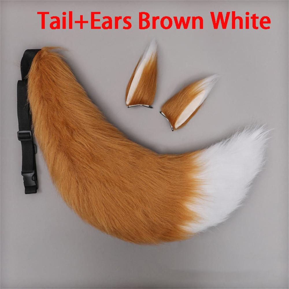  Gorou Cosplay Costume Gorou Wig Cosplay Anime Men Fox Boy Costume Halloween Pants Shoes Tail Ears Full Set