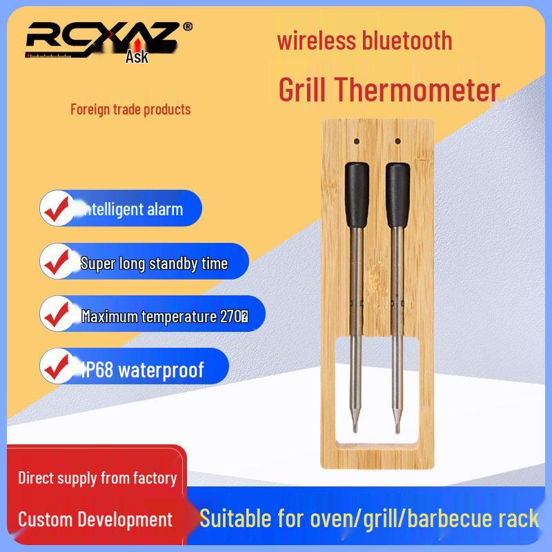 

Беспроводной Bluetooth термометр для барбекю и кухонной еды Bamboo Single Probe