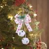 Christmas Bells For Decoration Bow Bells Room Decor For Trees Party Supplies Home Decorations For Porch Window Wall Fireplace