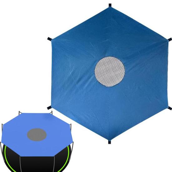 Trampoline Sunshade Canopy Cover Trampoline Sun Protection Awning Dust-Proof Tarpaulin Outdoor Trampoline Protection Tarpaulin